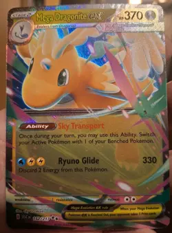 Pokemon TCG Ascended Heroes Mega Dragonite Ex 152/217 Pack Fresh - Image 1