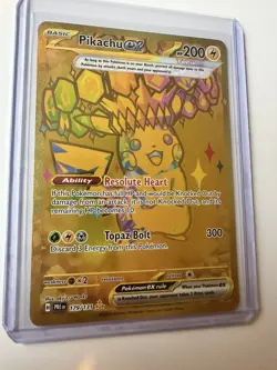 Pikachu EX - 179/131 - Prismatic Evolutions - Pokemon TCG Card NM Hyper Rare - Image 2