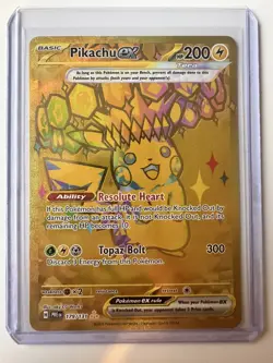Pikachu EX - 179/131 - Prismatic Evolutions - Pokemon TCG Card NM Hyper Rare - Image 3