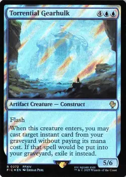 Torrential Gearhulk (Surge Foil) R Commander: FINAL FANTASY 272 NM - Image 1