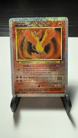 Moltres Pokemon Legendary Collection 2002 30/110 Reverse Holo MP - Image 1