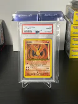 2002 Pokemon Legendary Collection Set Break #30 Moltres PSA 8 - Image 1