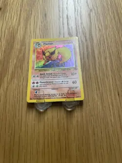 Pokemon Flareon 3/64 Jungle Holo Rare Card - Image 3