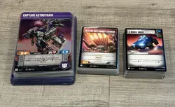 Transformers TCG Wave 4 Complete Set All 52 Character & 64 Battle Cards SRT - Image 1