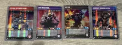 Transformers TCG Wave 4 Complete Set All 52 Character & 64 Battle Cards SRT - Image 2