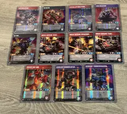 Transformers TCG Wave 4 Complete Set All 52 Character & 64 Battle Cards SRT - Image 3
