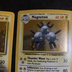 2x Magneton 9/102 NM Holo Base Set Unlimited Rare Pokemon TCG Card - Image 4