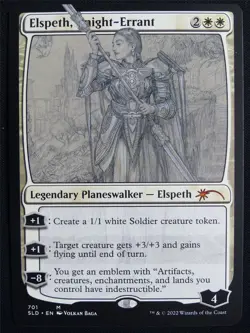 Elspeth Knight-Errant Secret Lair - SLD - Mtg Card #5NP - Image 1