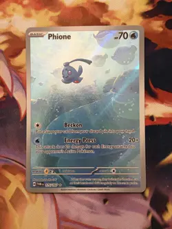 Phione - 175/167 Illustration Rare SV06: Twilight Masquerade Pokemon TCG NM - Image 1