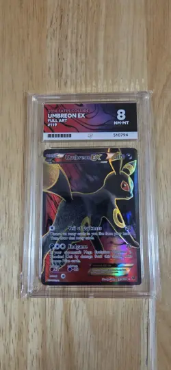 Pokemon Card - Umbreon EX 119/124 Fates Collide Ultra Rare Full Art Holo -ACE 8 - Image 1