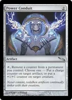 MTG MAGIC THE GATHERING - POWER CONDUIT - MIRRODIN - NEAR MINT! - Image 1