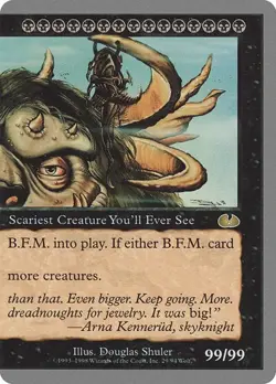 B.F.M. (Big Furry Monster) (#29) Unglued LP MTG - Image 1