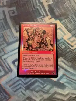 MTG Foil Goblin Piledriver EX/LP Onslaught - Image 1