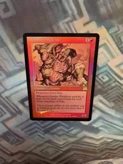 MTG Foil Goblin Piledriver EX/LP Onslaught - Image 3