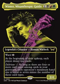 [MTG] Winter, Misanthropic Guide (Borderless) (Showcase) (0365) (DSK) NM - Image 1