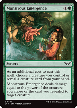 [MTG] Monstrous Emergence (0191) (DSK) NM - Image 1