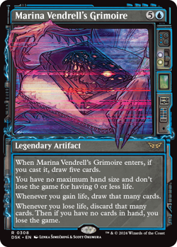 [MTG] Marina Vendrell's Grimoire (Foil) (Showcase) (0308) (DSK) NM - Image 1