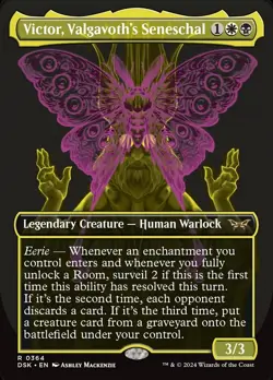[MTG] Victor, Valgavoth's Seneschal (Borderless) (Showcase) (0364) (DSK) NM - Image 1