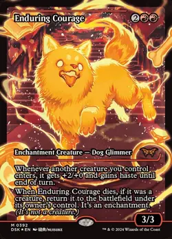 [MTG] Enduring Courage (Foil) (Showcase) (0392) (DSK) NM - Image 1