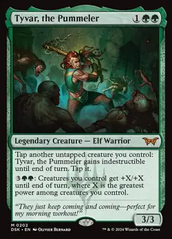[MTG] Tyvar, the Pummeler (0202) (DSK) NM - Image 1