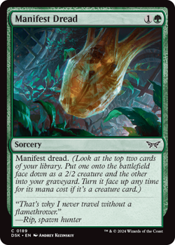 [MTG] Manifest Dread (0189) (DSK) NM - Image 1