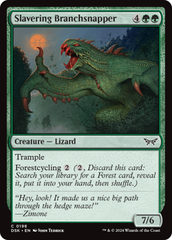 [MTG] Slavering Branchsnapper (0198) (DSK) NM - Image 1