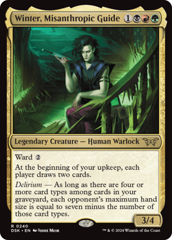 [MTG] Winter, Misanthropic Guide (Foil) (0240) (DSK) NM - Image 1