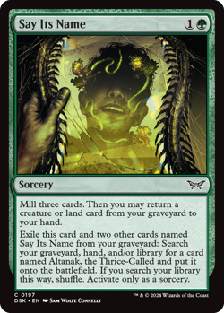 [MTG] Say Its Name (0197) (DSK) NM - Image 1