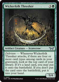 [MTG] Wickerfolk Thresher (0207) (DSK) NM - Image 1