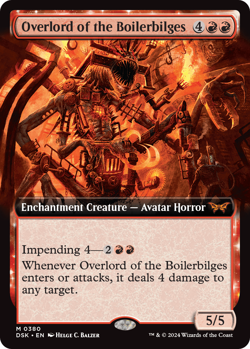 [MTG] Overlord of the Boilerbilges (Extended Art) (0380) (DSK) NM - Image 1