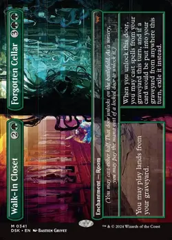 [MTG] Walk-In Closet // Forgotten Cellar (Showcase) (0341) (DSK) NM - Image 1