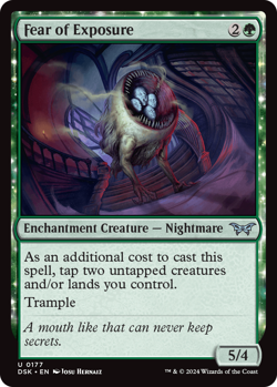 [MTG] Fear of Exposure (0177) (DSK) NM - Image 1