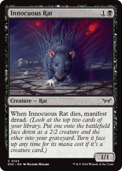 [MTG] Innocuous Rat (0103) (DSK) NM - Image 1