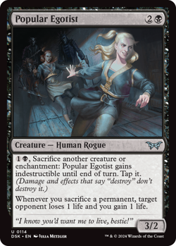 [MTG] Popular Egotist (0114) (DSK) NM - Image 1