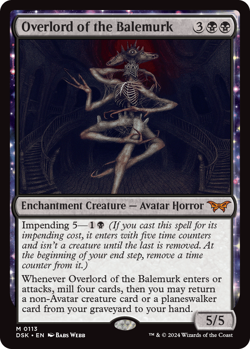 [MTG] Overlord of the Balemurk (0113) (DSK) NM - Image 1