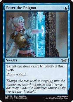 [MTG] Enter the Enigma (0052) (DSK) NM - Image 1