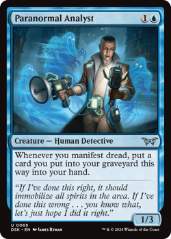 [MTG] Paranormal Analyst (0069) (DSK) NM - Image 1