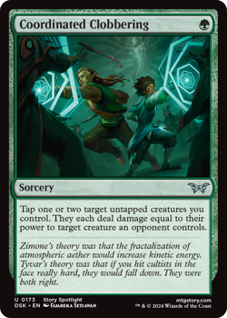[MTG] Coordinated Clobbering (0173) (DSK) NM - Image 1