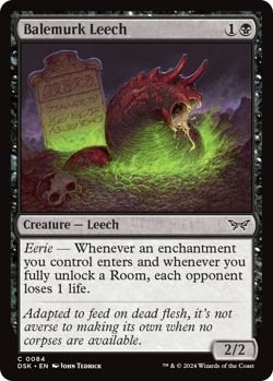[MTG] Balemurk Leech (0084) (DSK) NM - Image 1