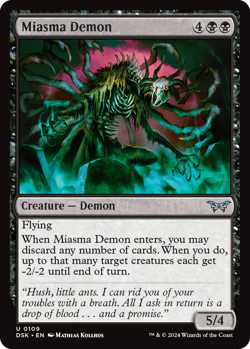 [MTG] Miasma Demon (0109) (DSK) NM - Image 1