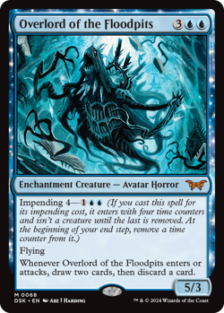 [MTG] Overlord of the Floodpits (0068) (DSK) NM - Image 1