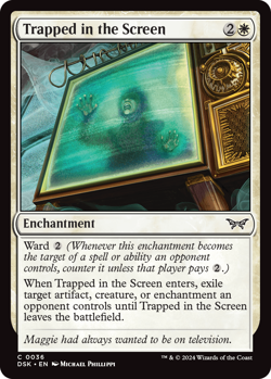 [MTG] Trapped in the Screen (0036) (DSK) NM - Image 1