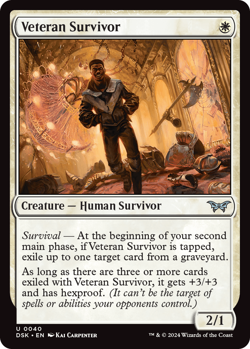 [MTG] Veteran Survivor (0040) (DSK) NM - Image 1