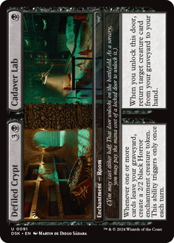 [MTG] Defiled Crypt // Cadaver Lab (0091) (DSK) NM - Image 1