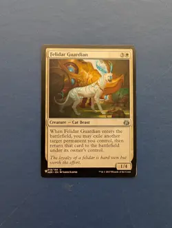 MTG Felidar Guardian: Aether Revolt The List #19 – EX - Image 1