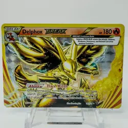 Delphox BREAK 14/124 XY Fates Collide Holo Rare Pokemon TCG NM - Image 1
