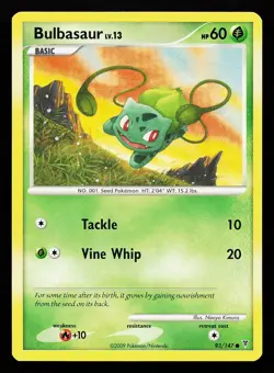 Bulbasaur 93/147 Common Supreme Victors Pokemon Card - Image 1