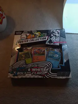 Pokemon TCG Scarlet & Violet Black Bolt & White Flare Unova Poster Collection - Image 1