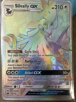 Pokemon TCG Silvally GX Holo Card Sun & Moon Cosmic Eclipse - Image 1