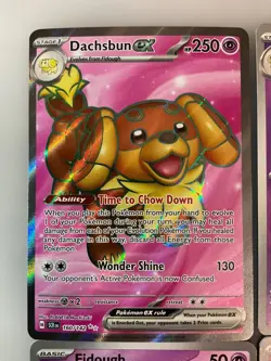 x9 Mixed pokemon cards Puppy Bee fly Fidough Cutiefly Cute Adorable Dachsbun Ex - Image 2